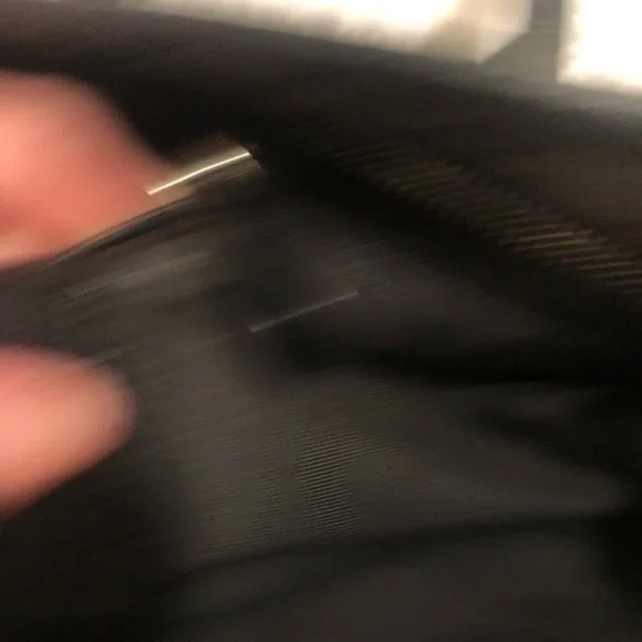 Coach signature black gray tote bag